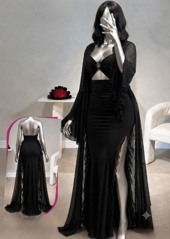 Long Lingerie With Robe