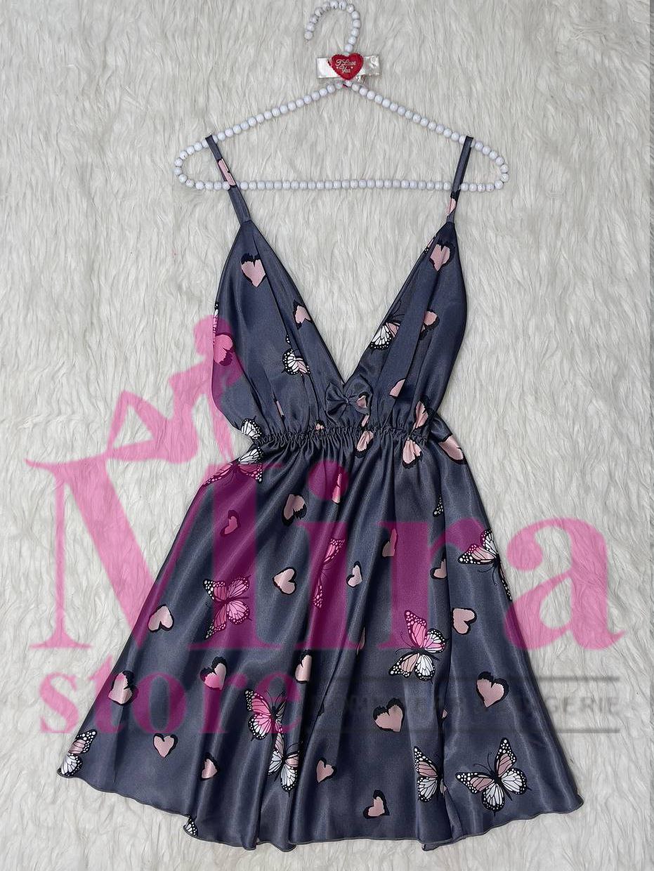 Short Silk Lingerie