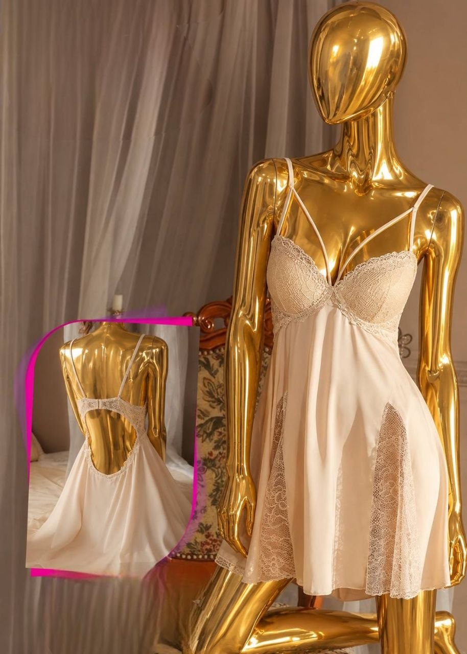 Short Lingerie Silk