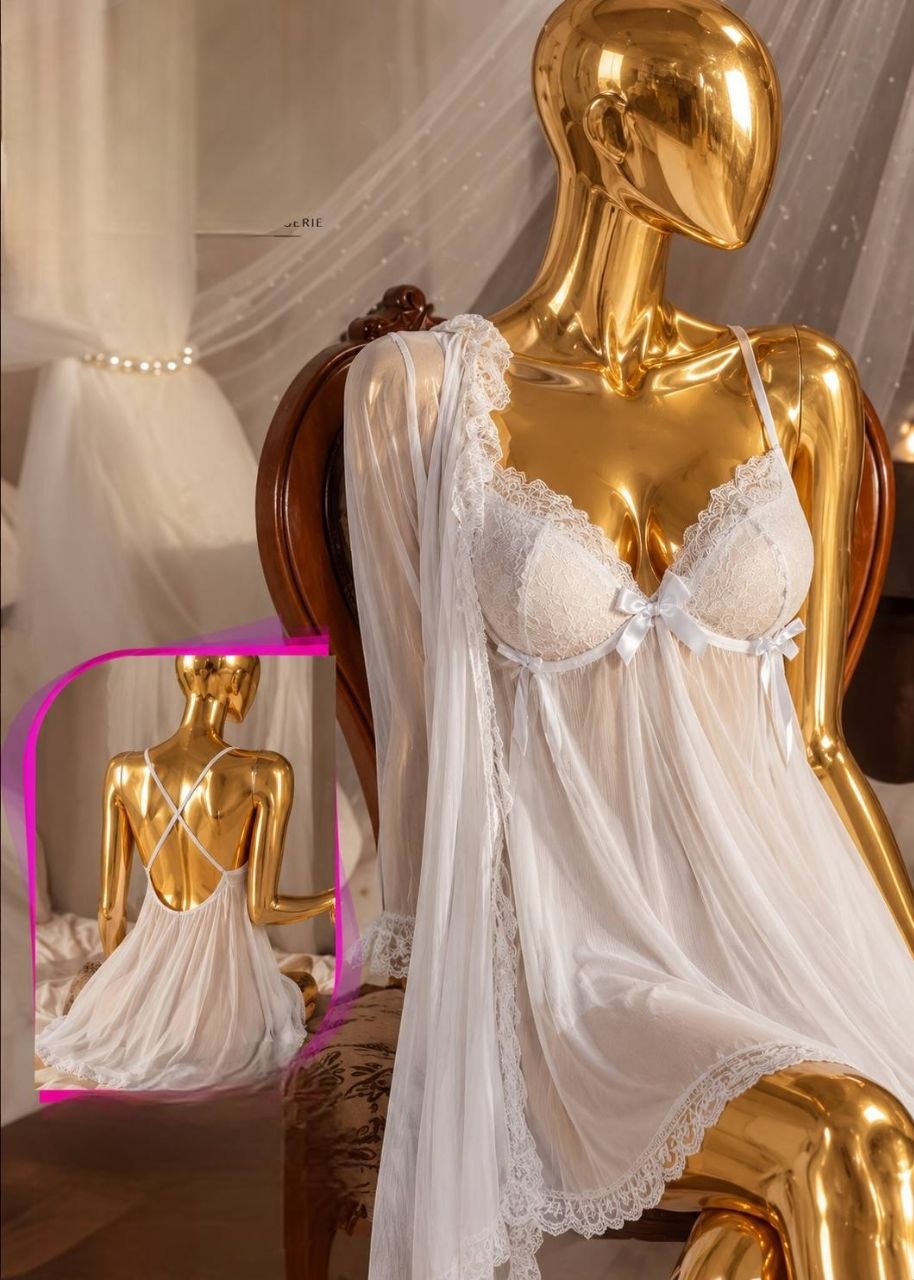 Short Lingerie With Robe