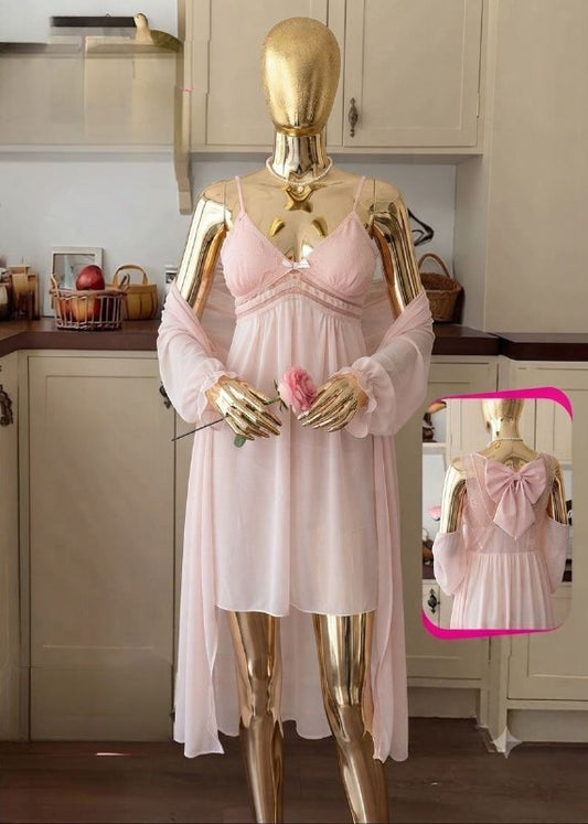 Short Lingerie With Robe