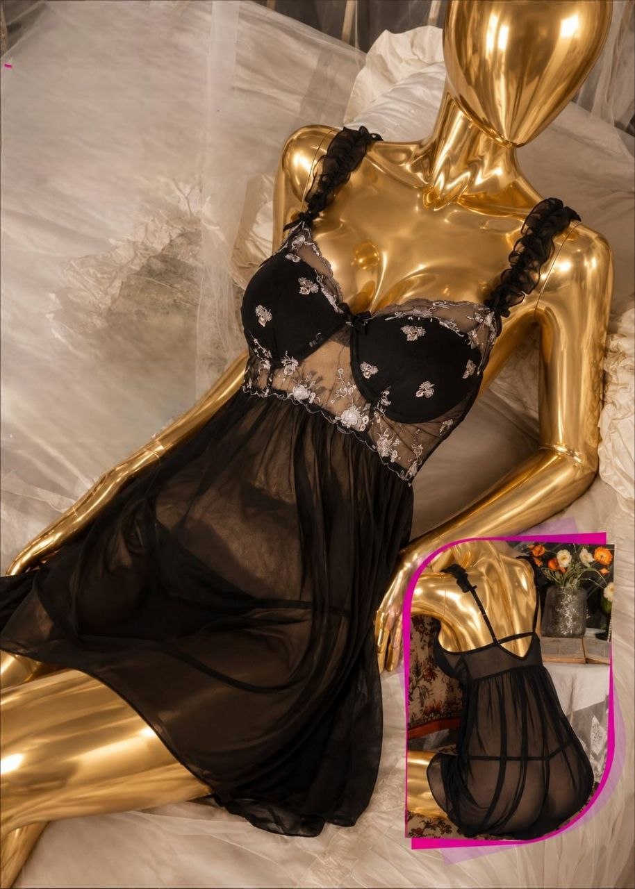 Short Lingerie Silk
