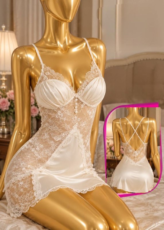Short Lingerie Silk