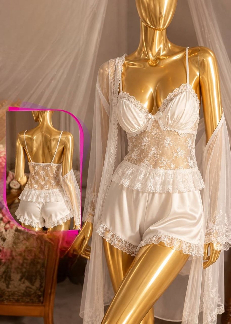 pajama Short With Robe