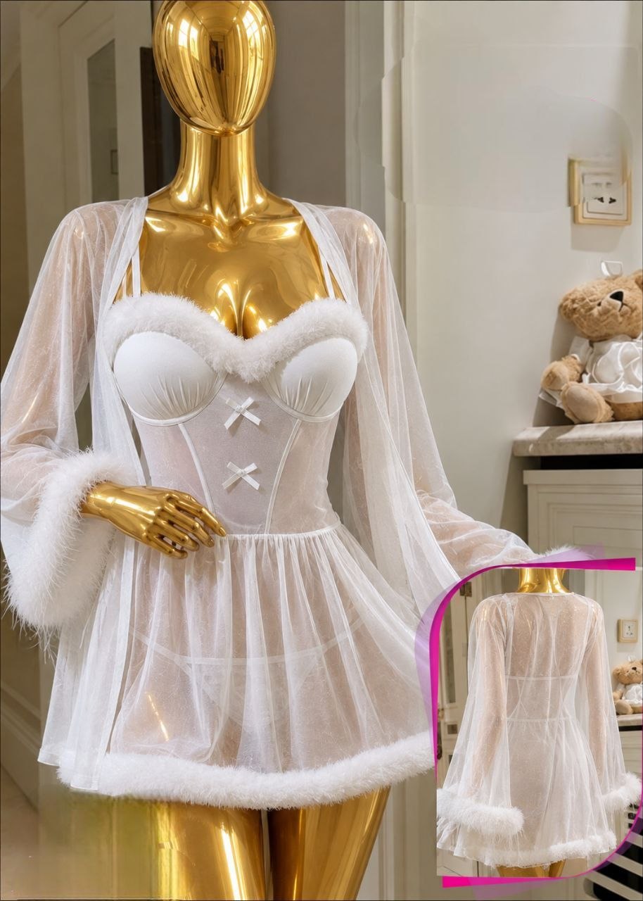 Short Lingerie With Robe