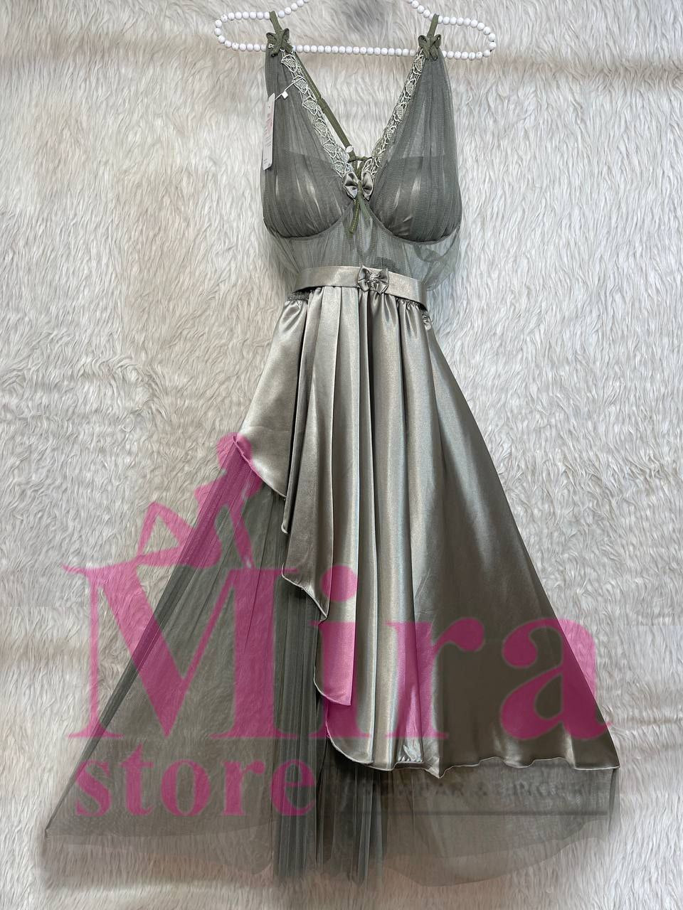 Long Silk Lingerie