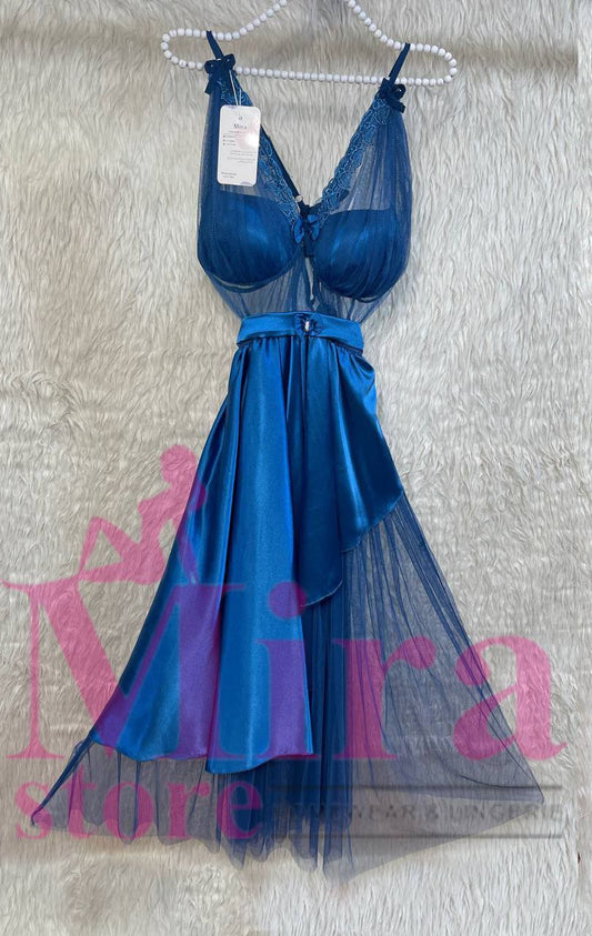 Long Silk Lingerie