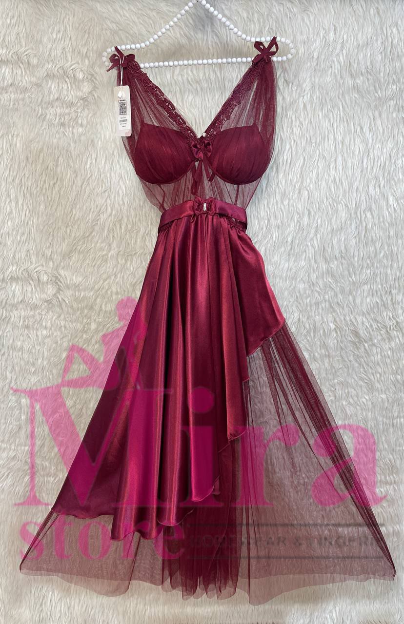 Long Silk Lingerie