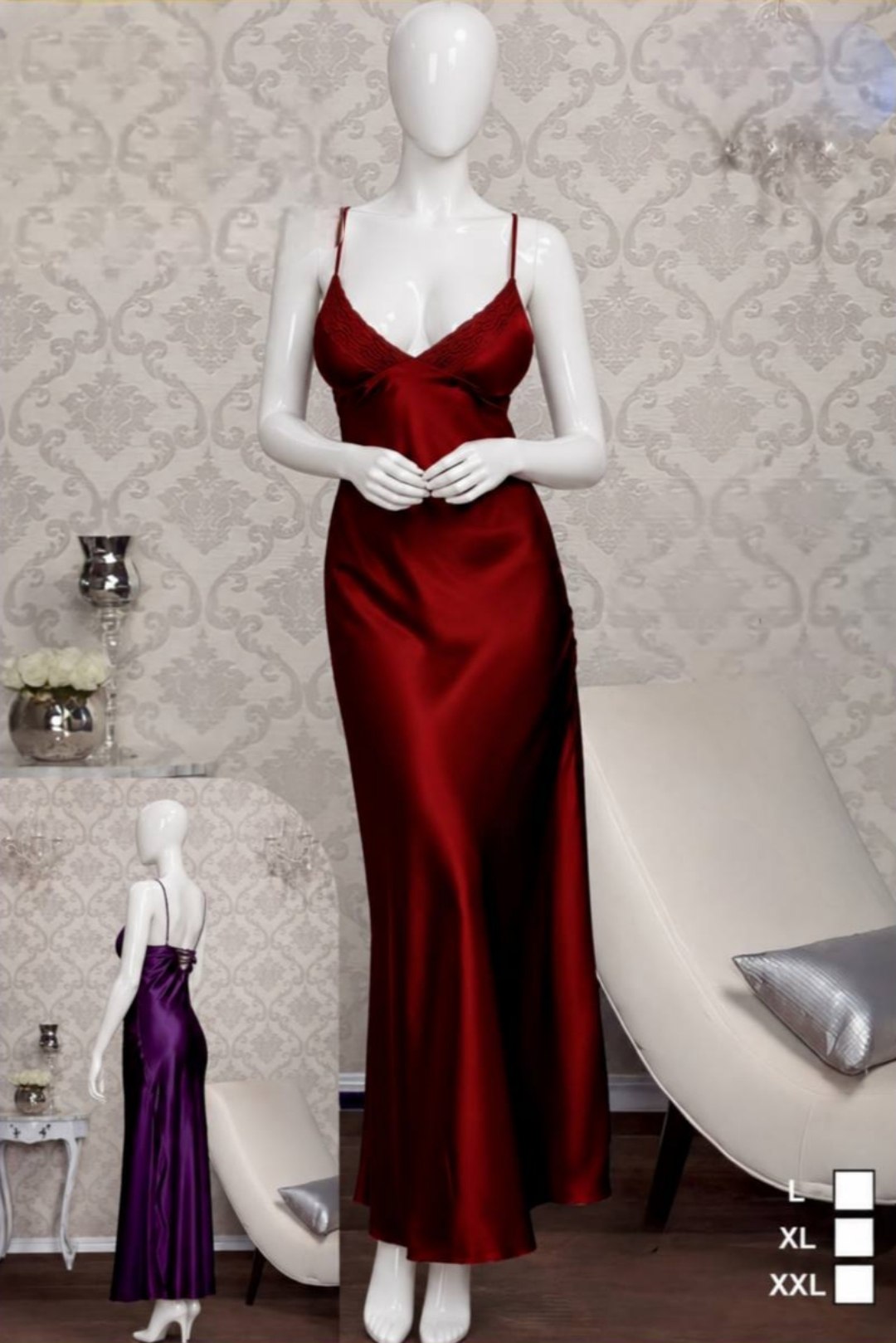 Long Lingerie Silk