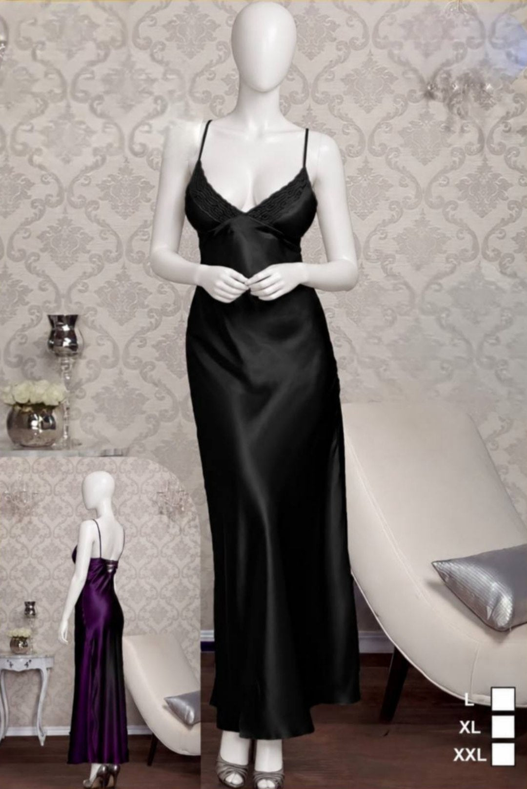 Long Lingerie Silk