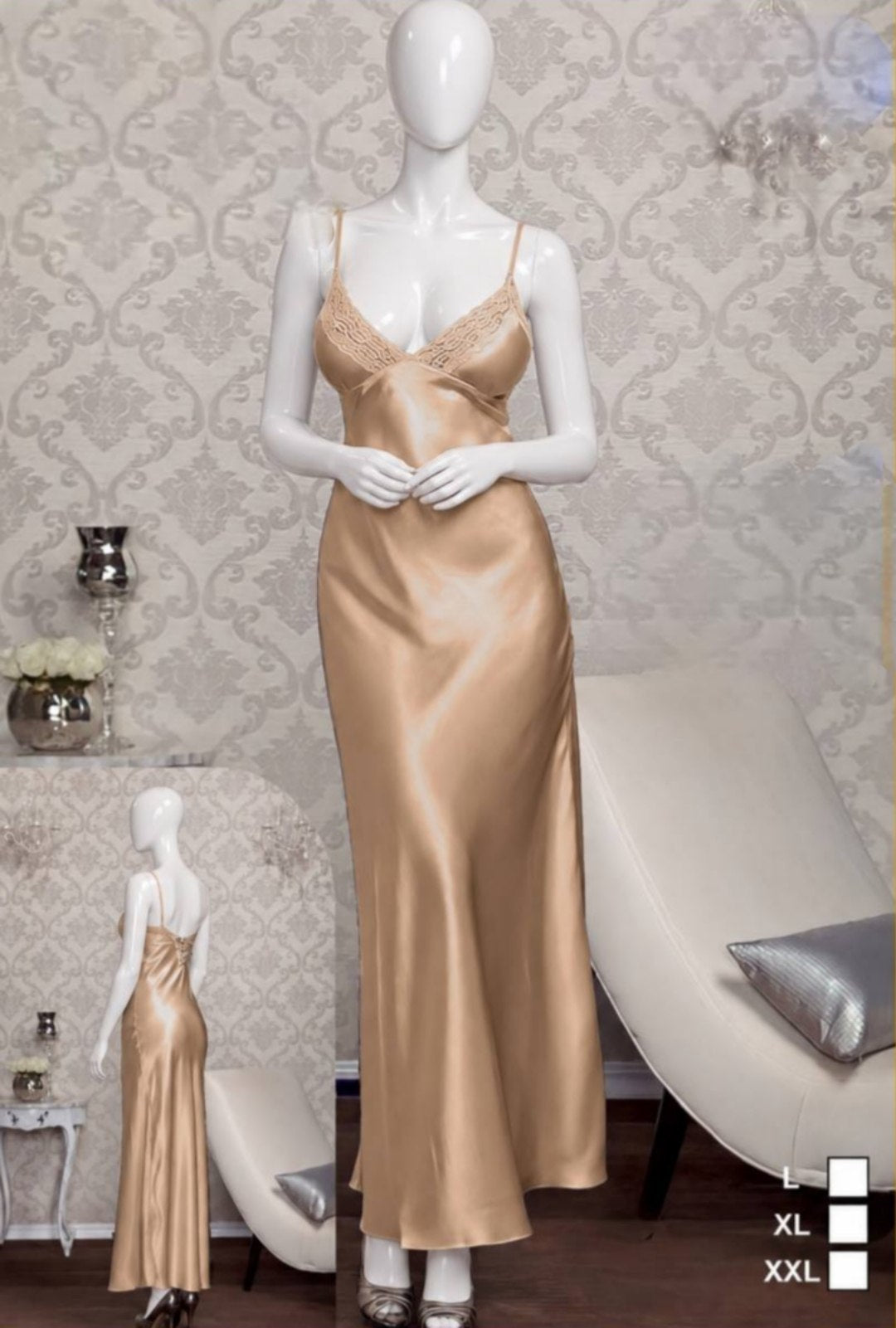 Long Lingerie Silk