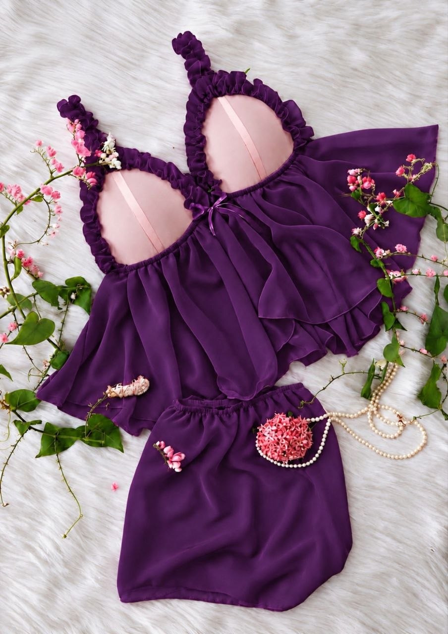 2 Pieces Short Lingerie