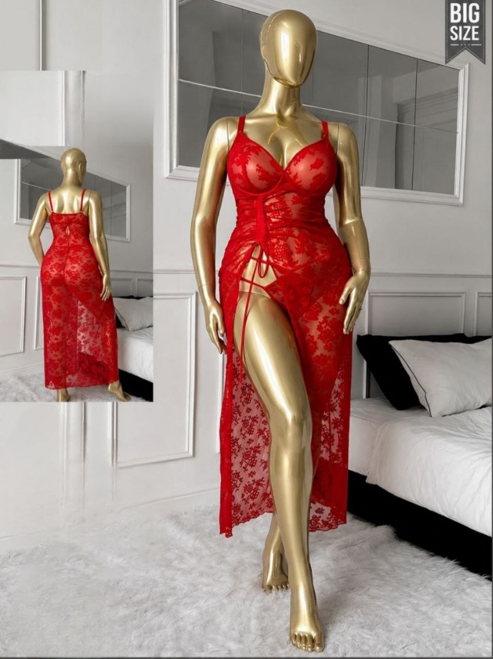 Long Lingerie big size