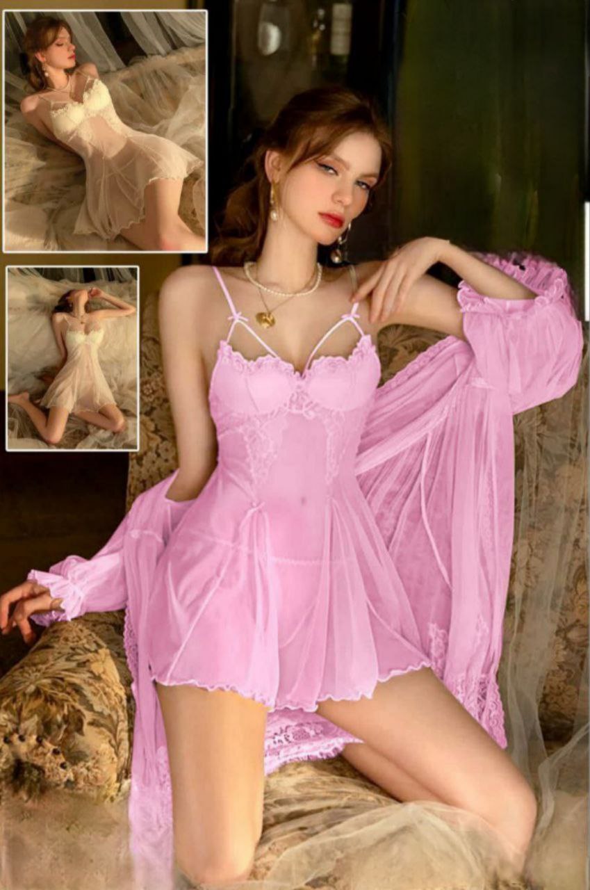 Short Lingerie with Robe