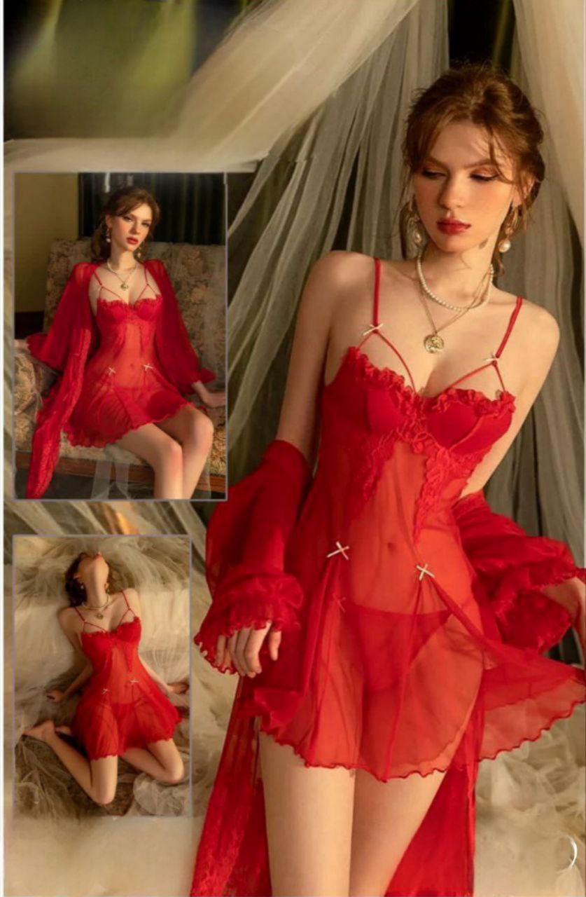 Short Lingerie with Robe