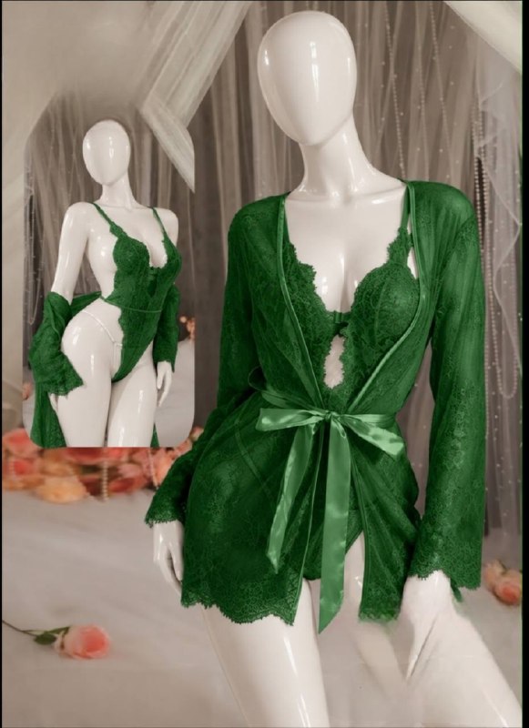 Short Lingerie with Robe
