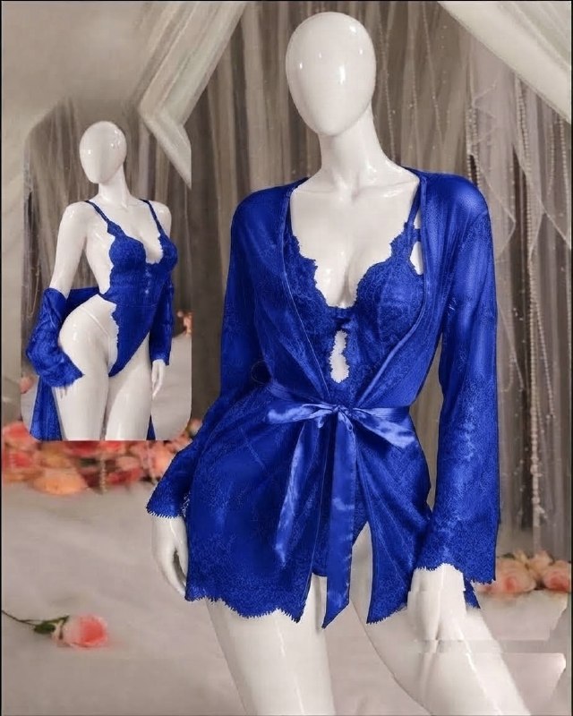 Short Lingerie with Robe