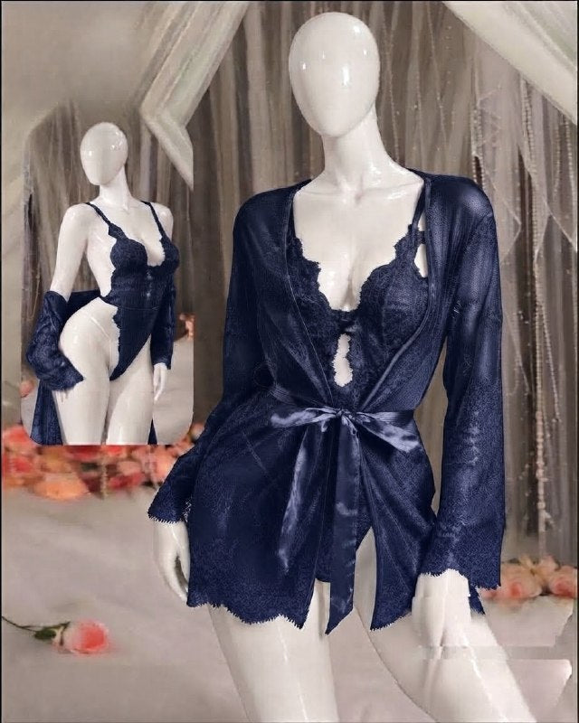 Short Lingerie with Robe