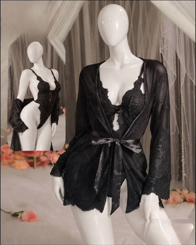 Short Lingerie with Robe