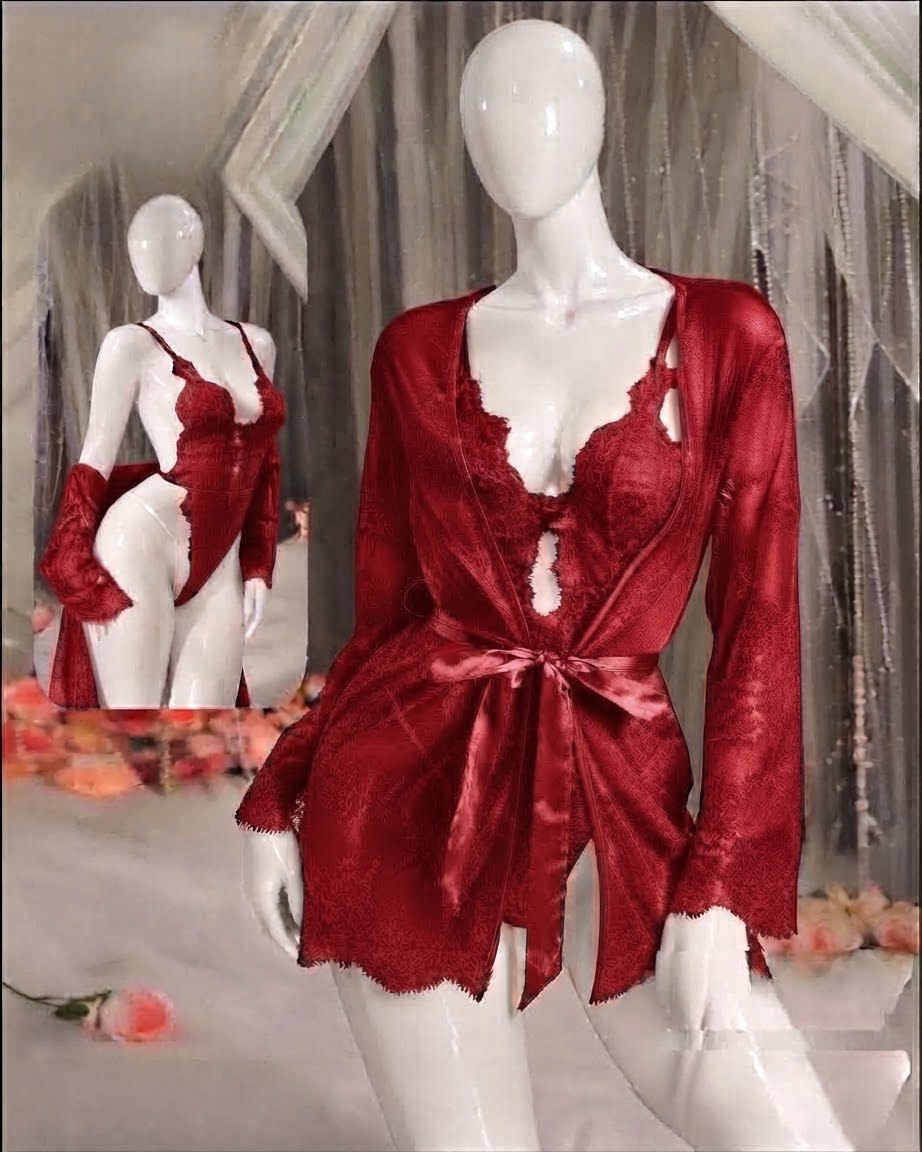 Short Lingerie with Robe