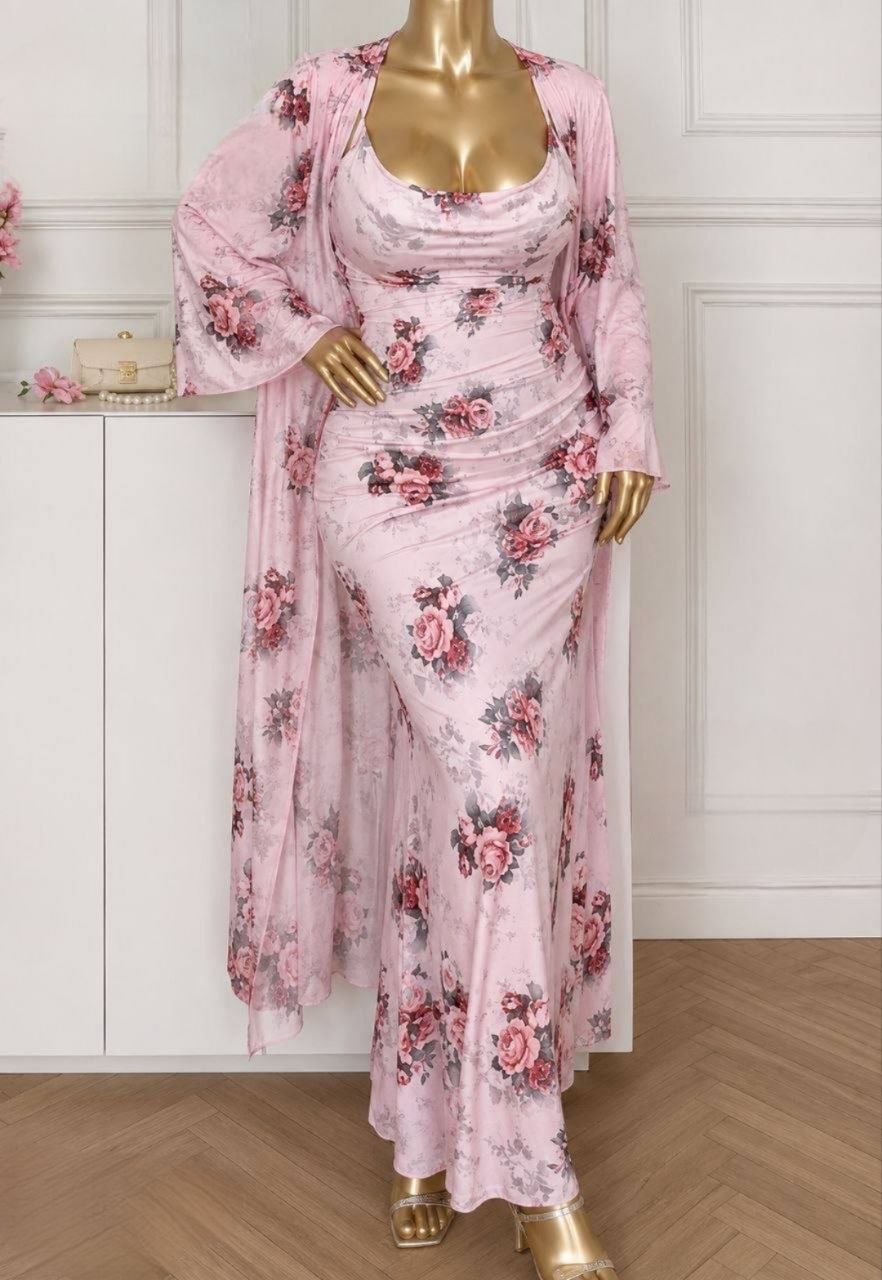 Long lingerie with robe