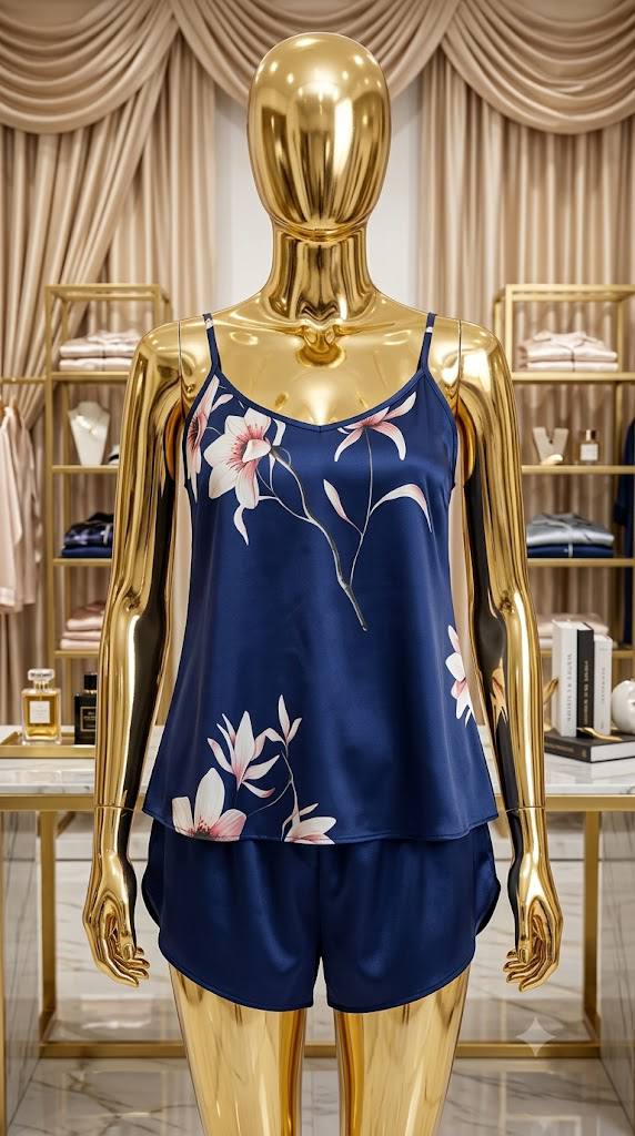 Pajama Short Silk
