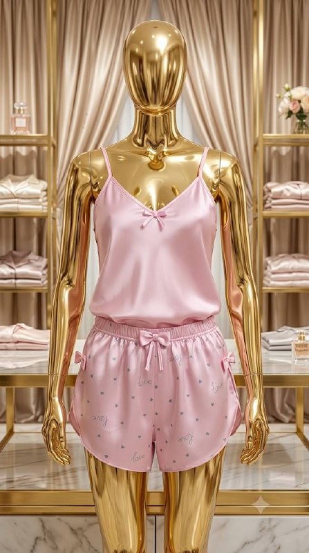 Pajama Short  Silk