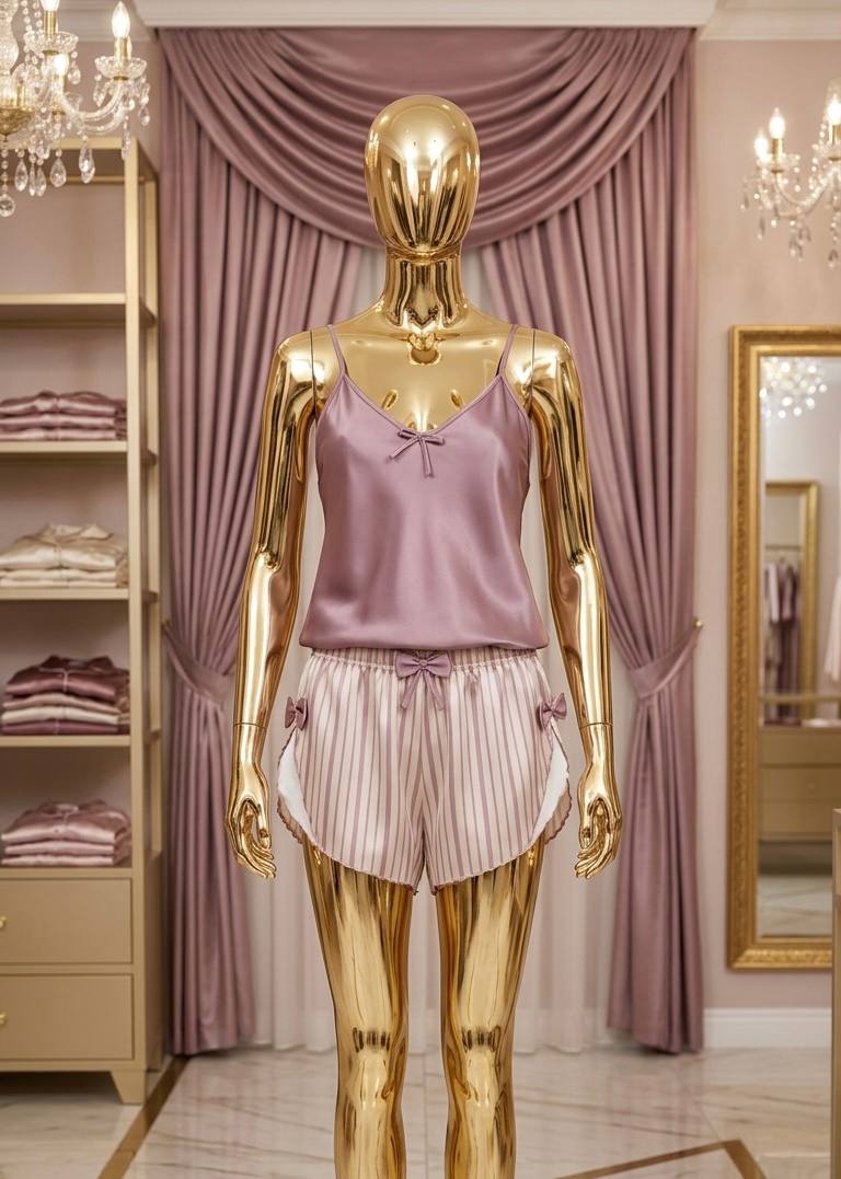 Pajama Short Silk