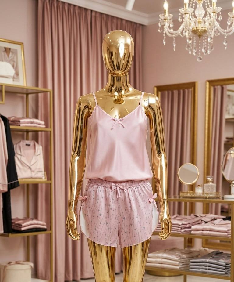 Pajama Short Silk