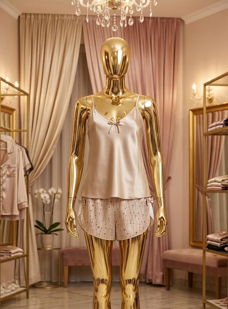 Pajama Short Silk