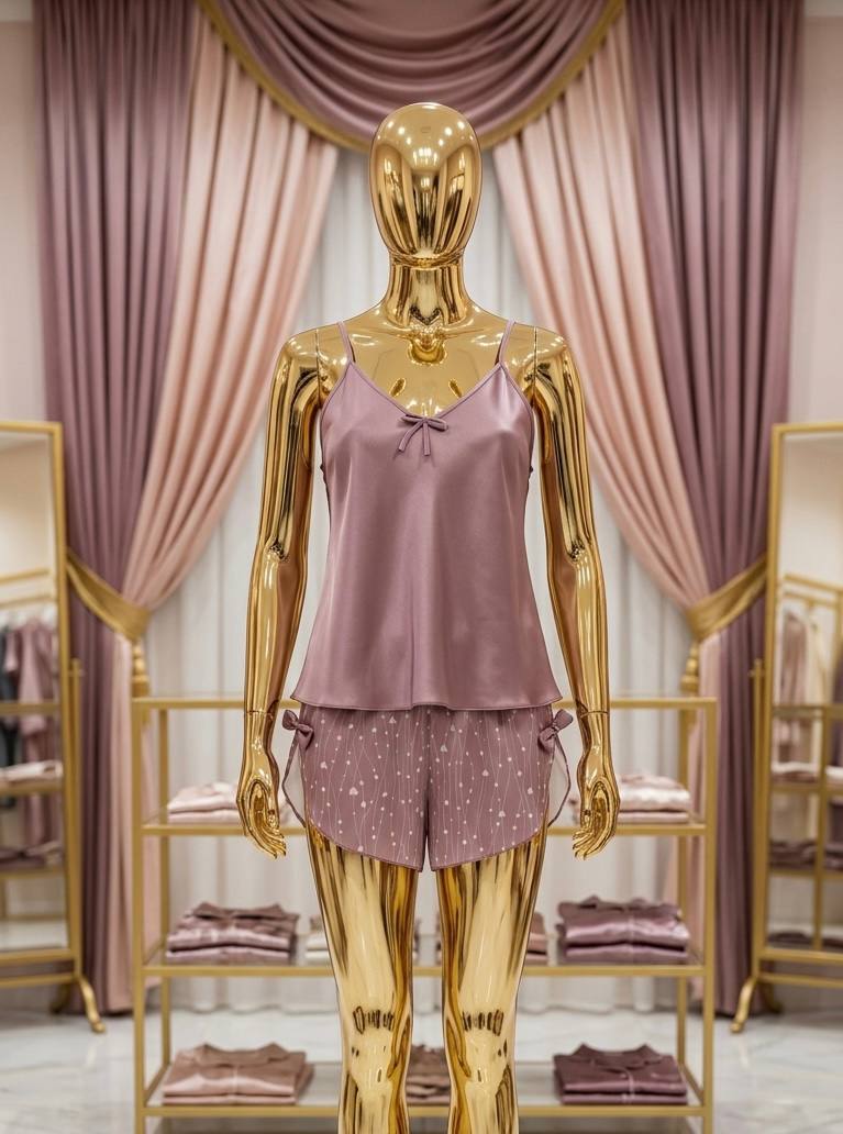 Pajama Short Silk