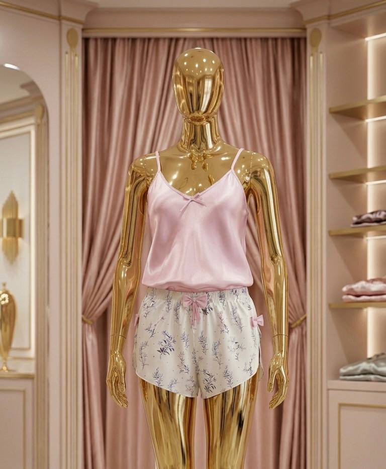Pajama Short Silk
