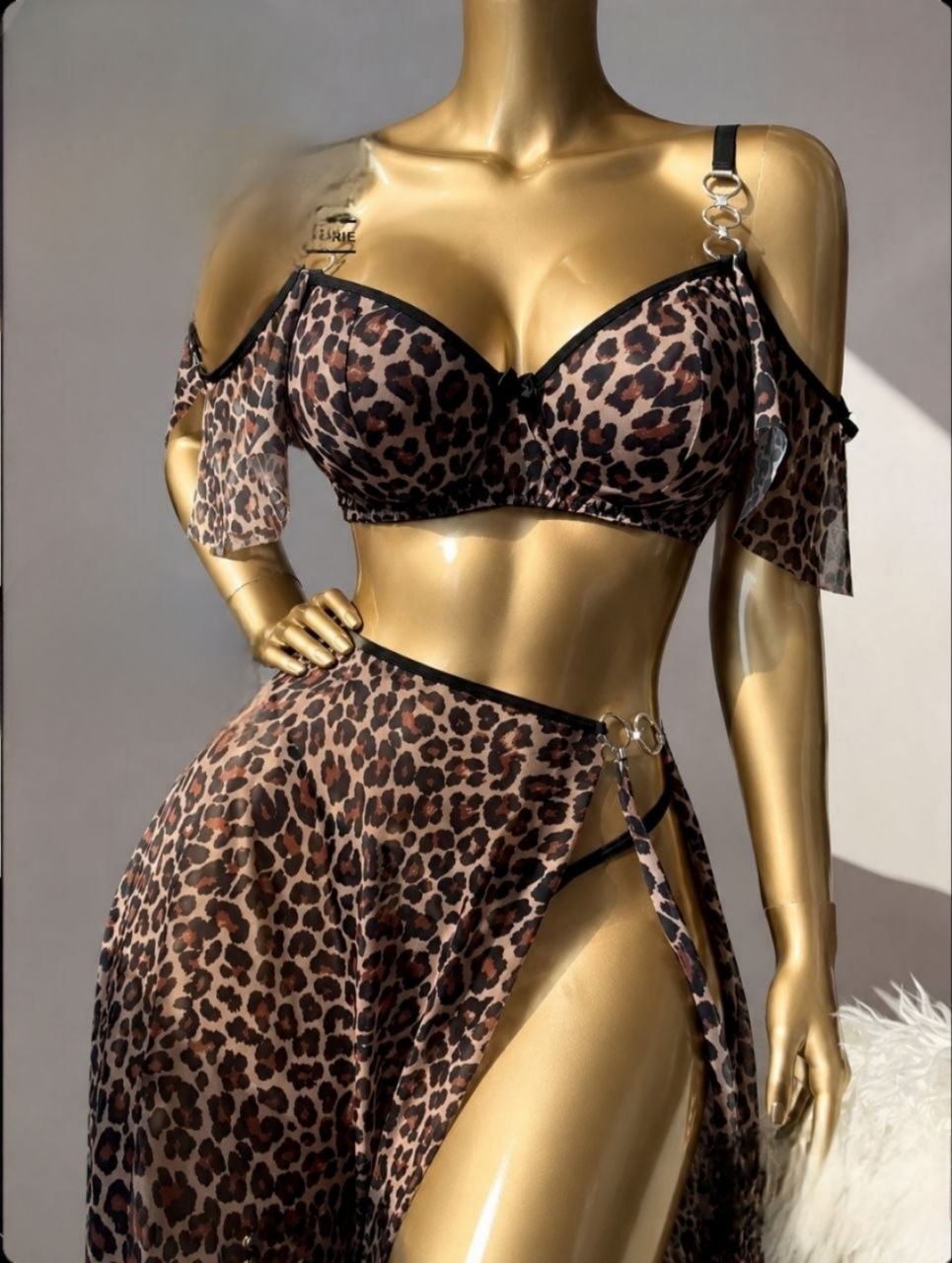 2 Pieces Long Lingerie