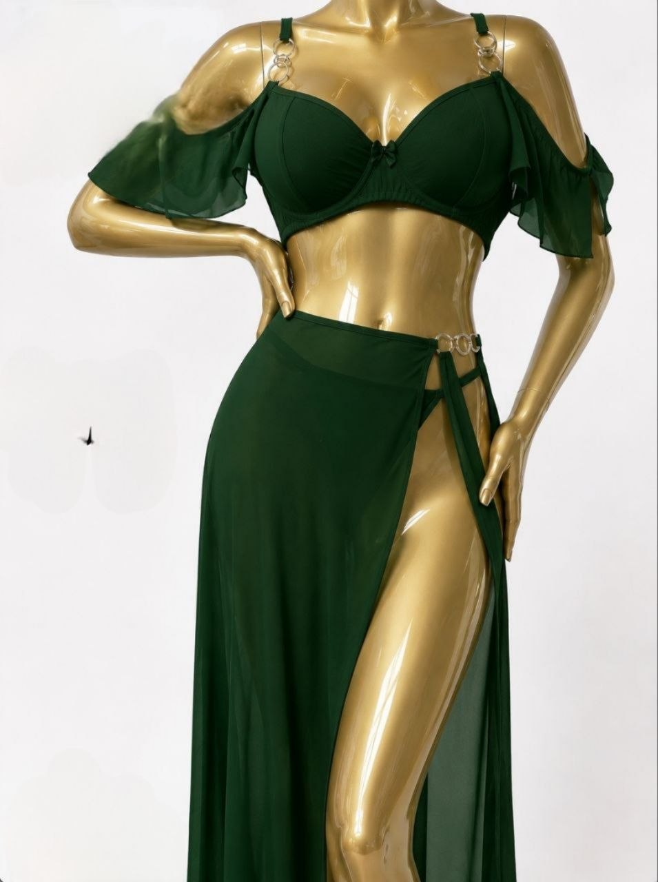2 Pieces Long Lingerie