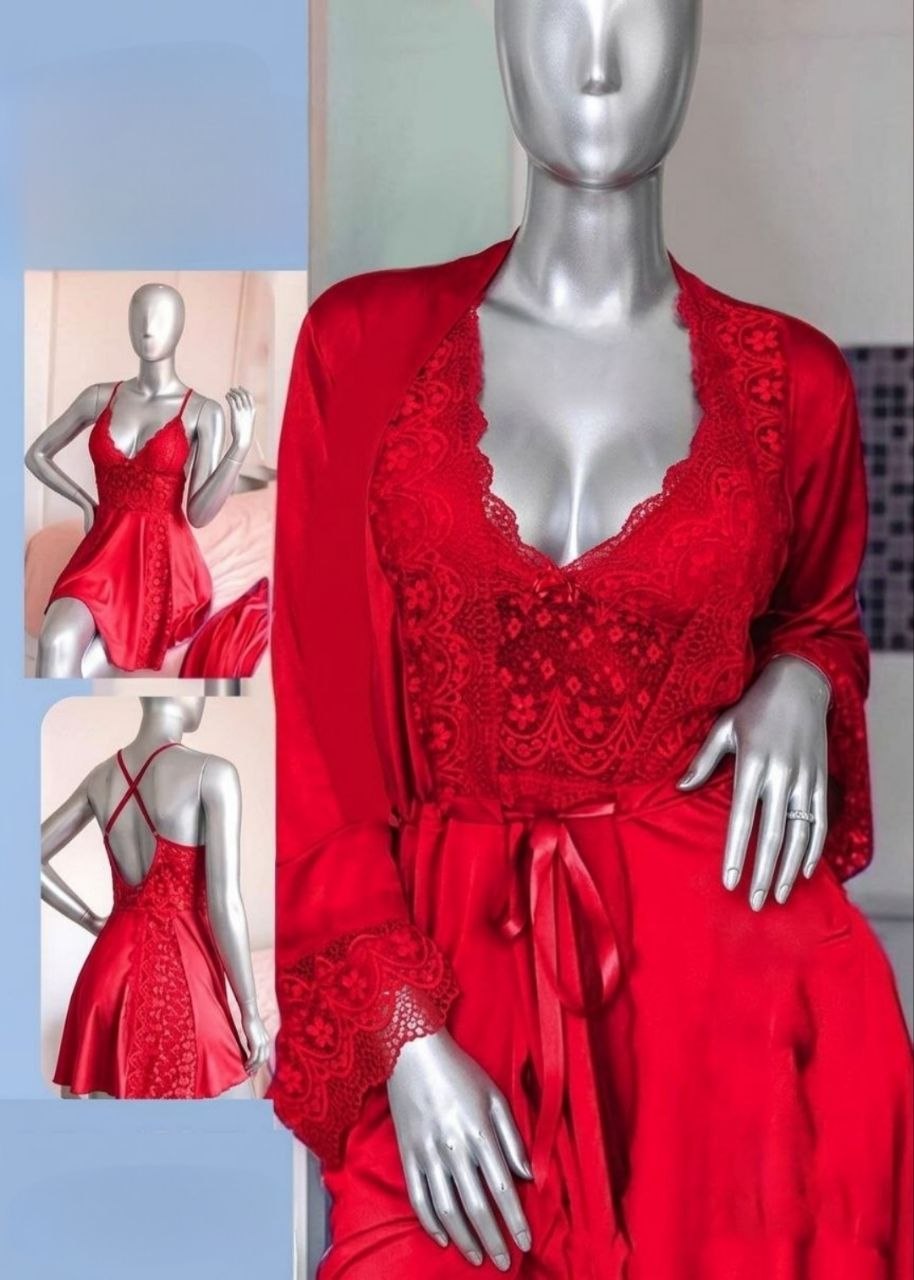 Short Lingerie With Robe