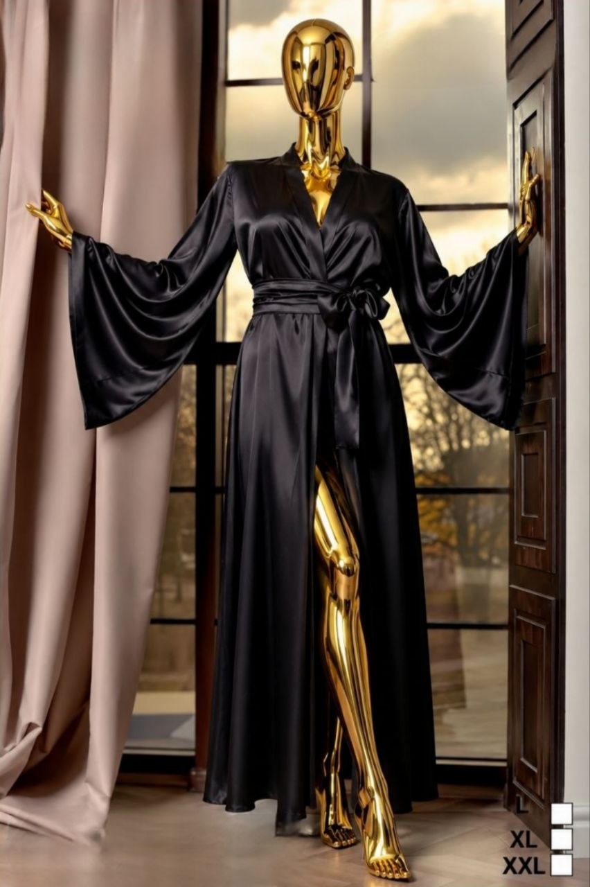 Long Silk Robe