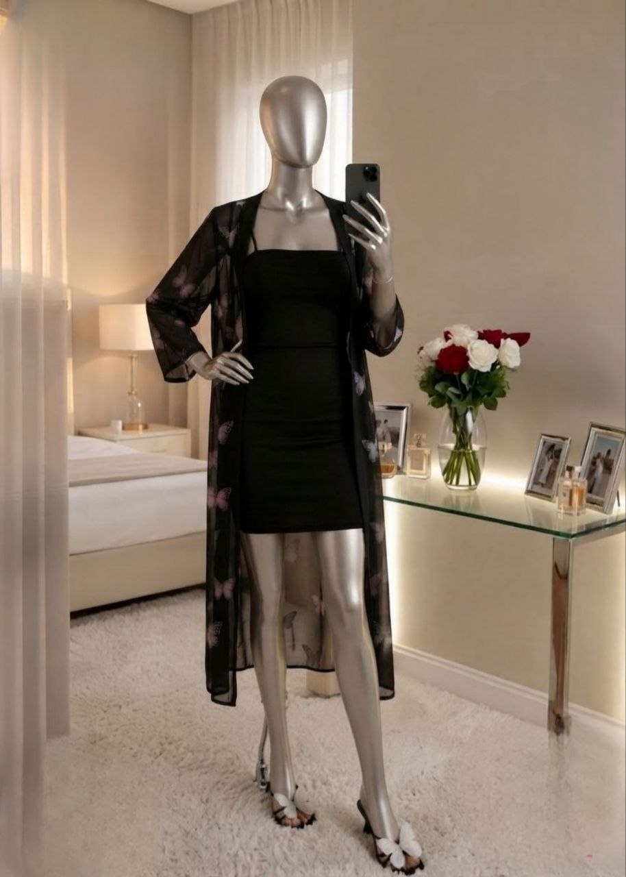 Short Lingerie with Robe
