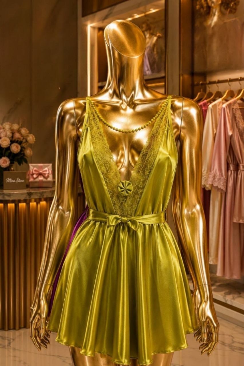 Short Lingerie Silk