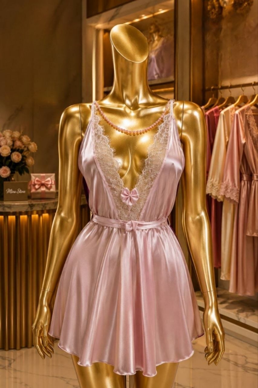 Short Lingerie Silk