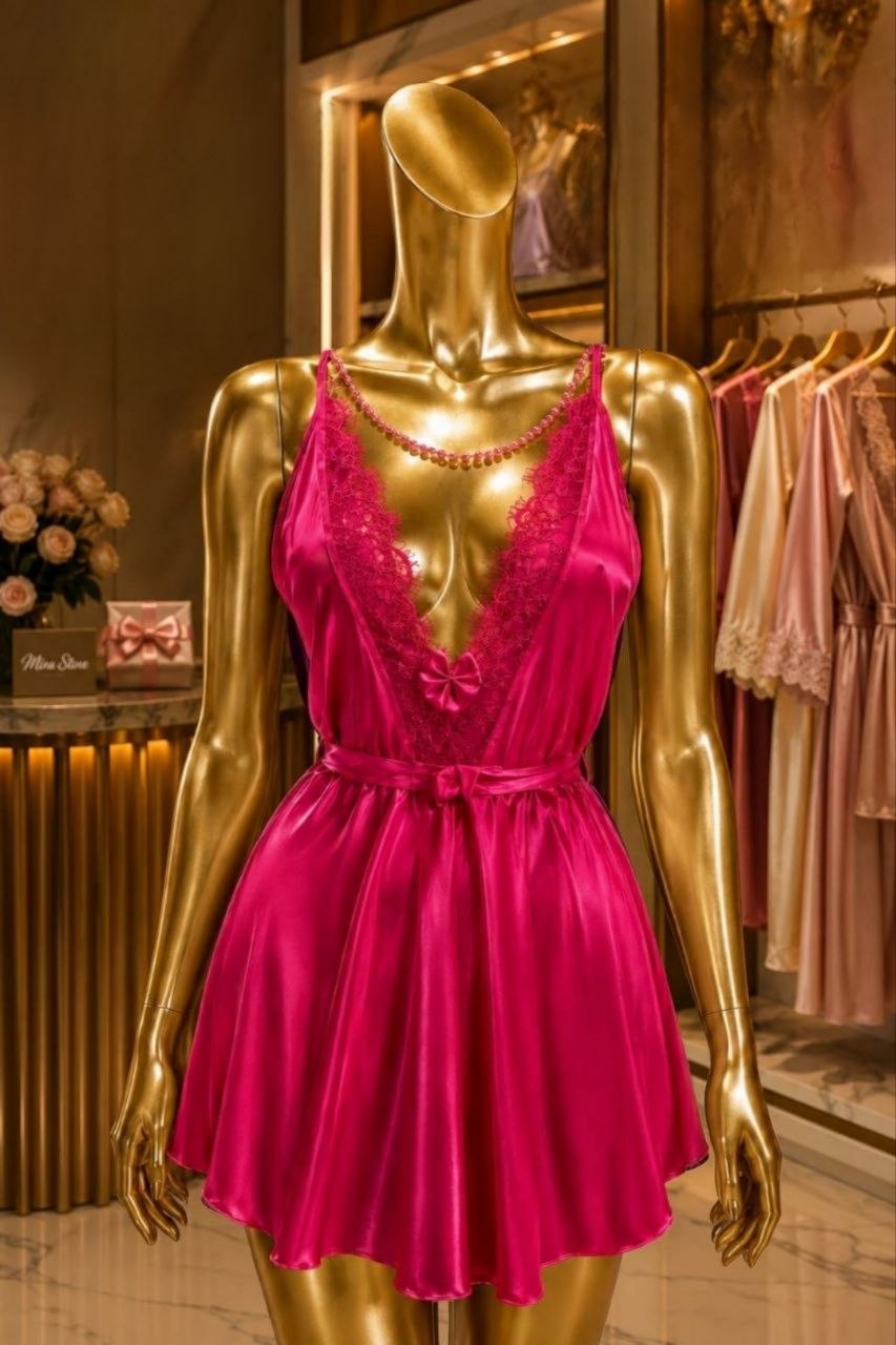 Short Lingerie Silk