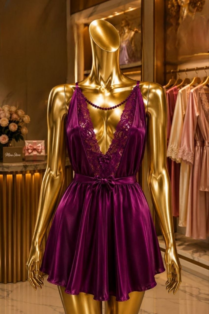 Short Lingerie Silk