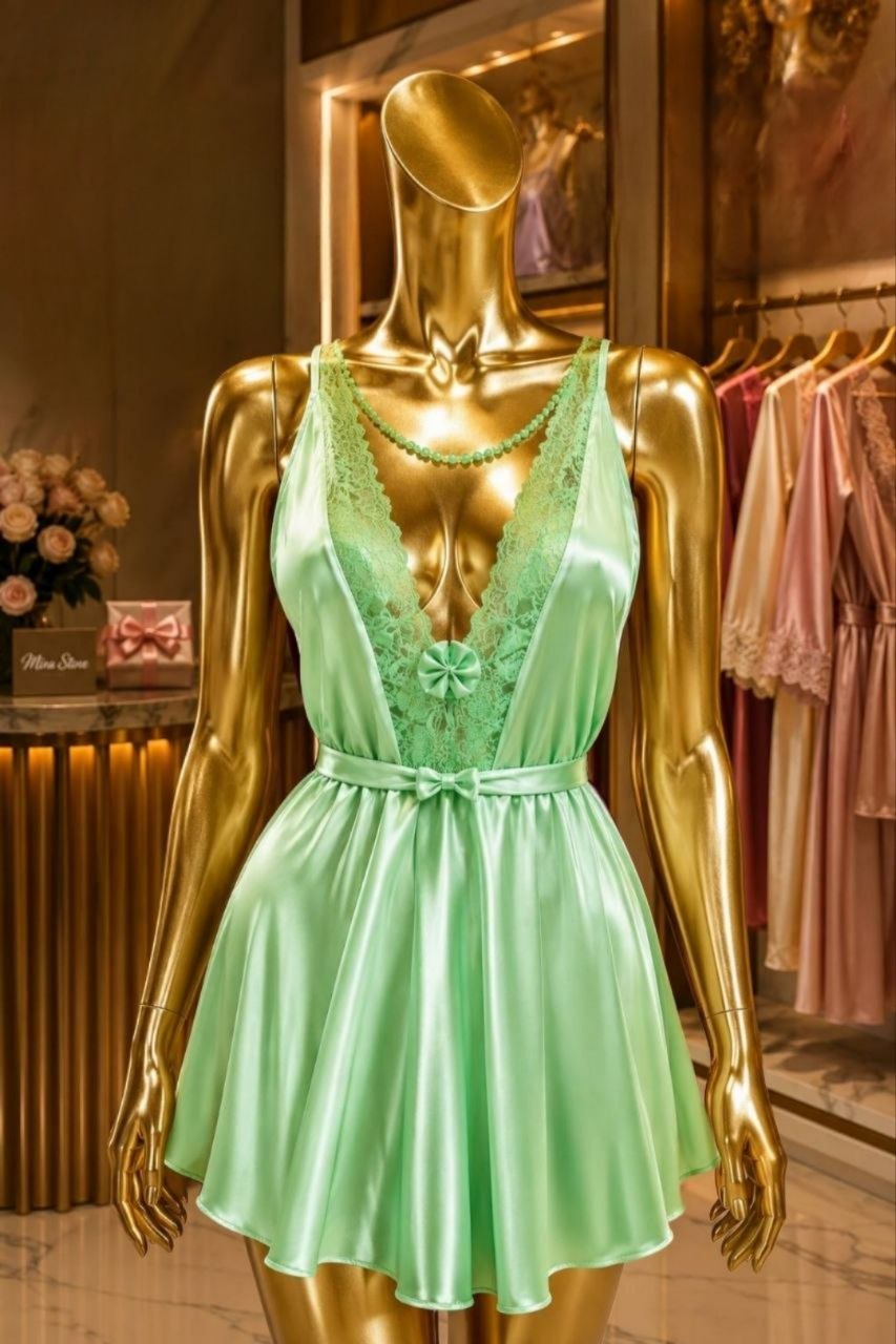 Short Lingerie Silk