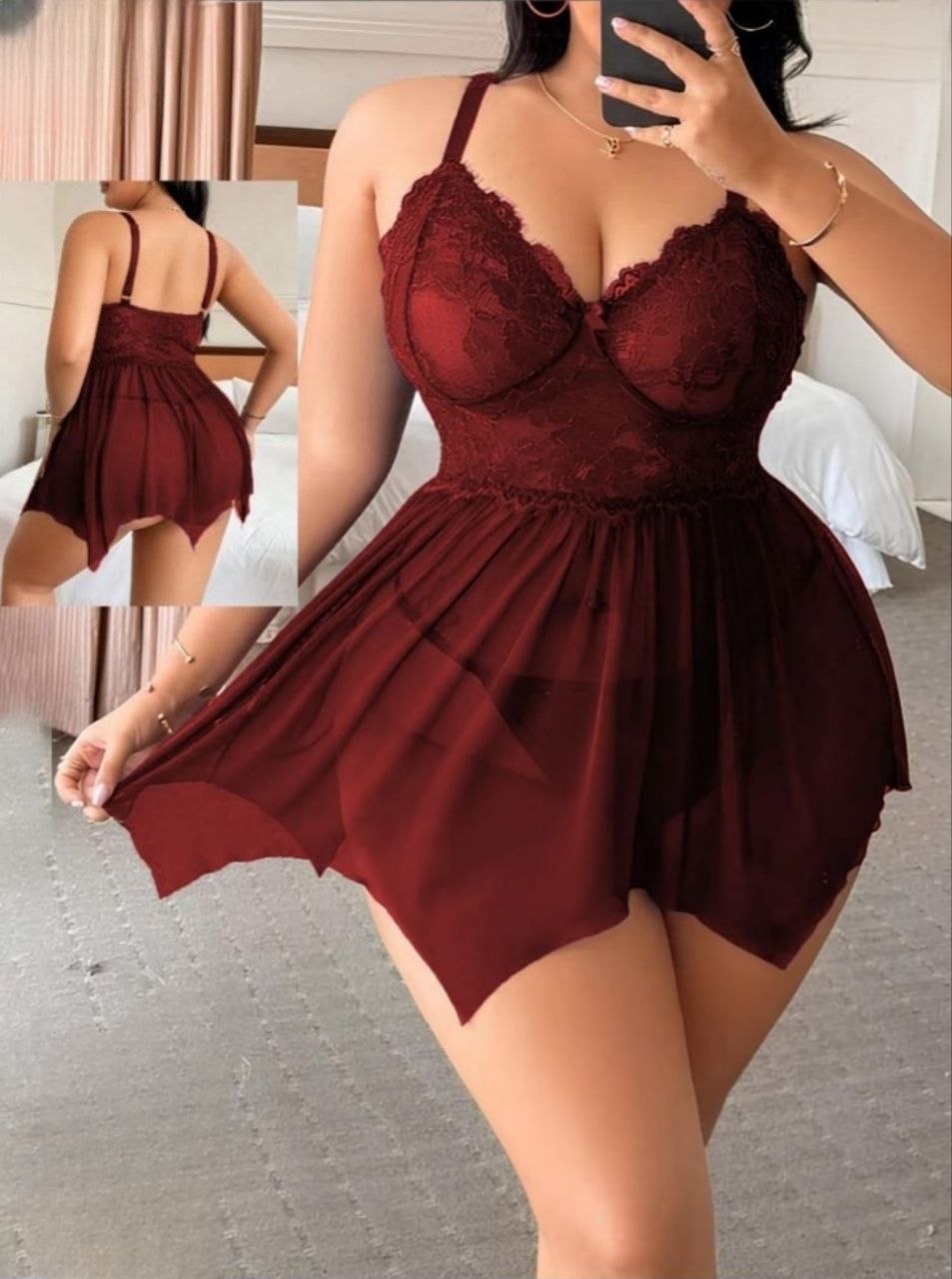 Short Lingerie big size