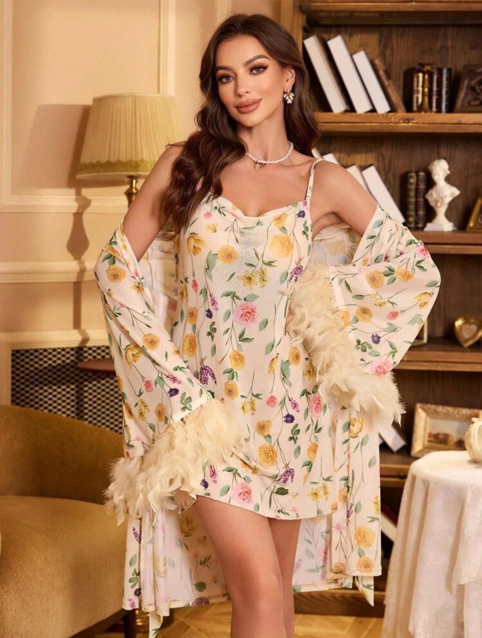 robe & short lingere