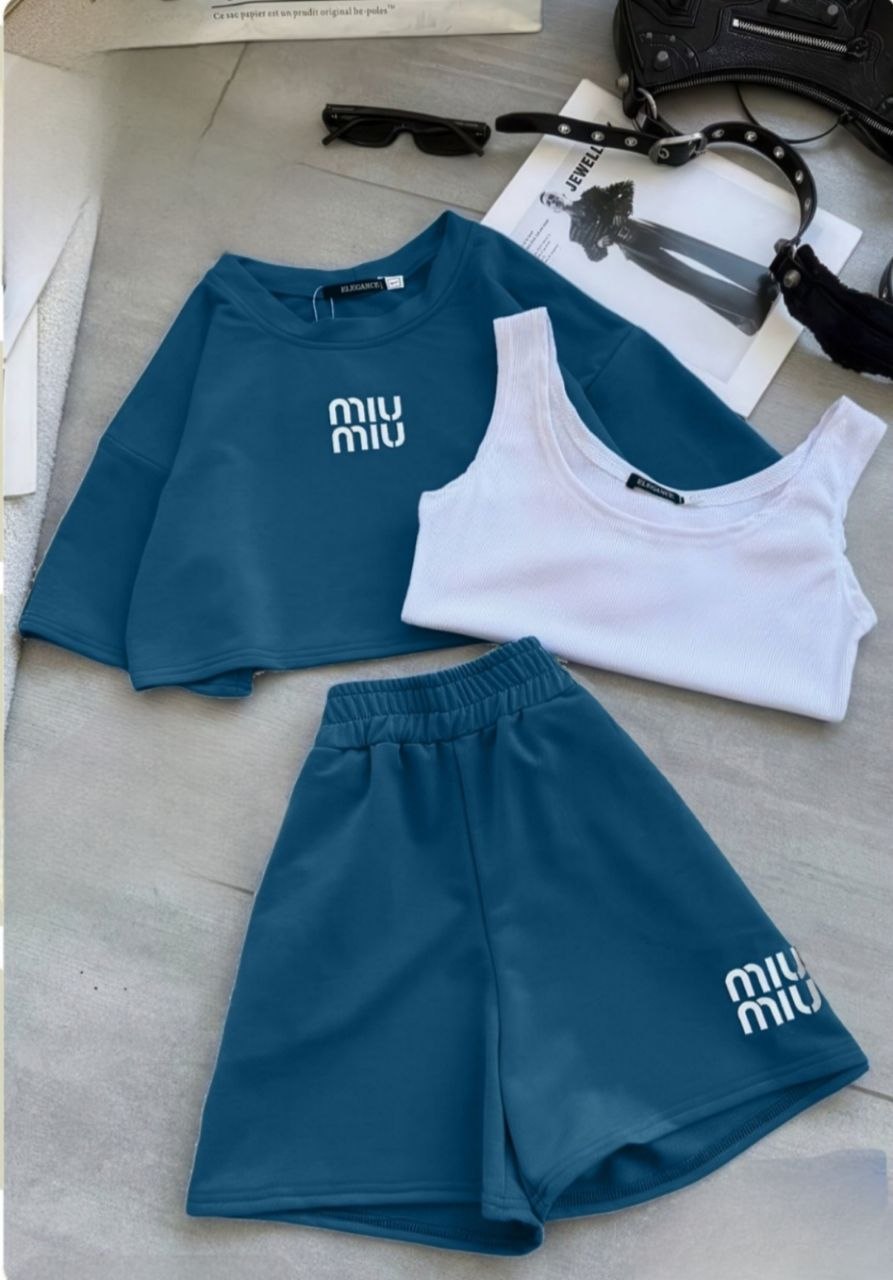 3 Pieces Short Pajama Summer