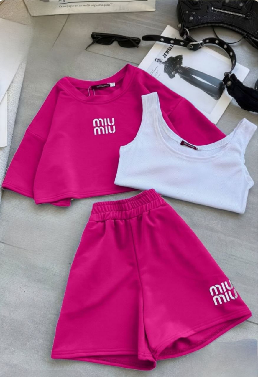 3 Pieces Short Pajama Summer