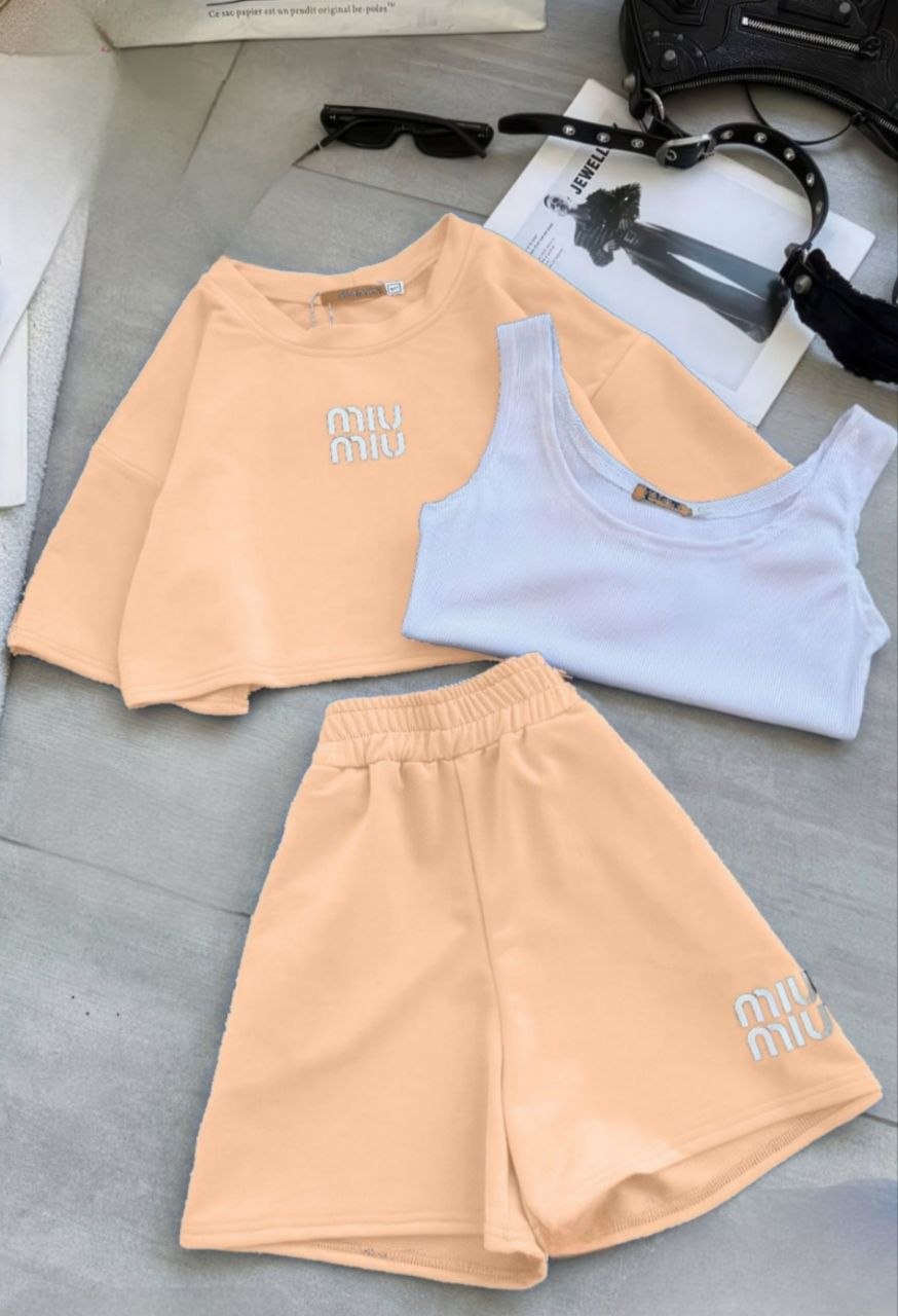 3 Pieces Short Pajama Summer