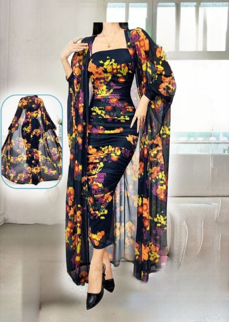 Long Lingerie With Robe