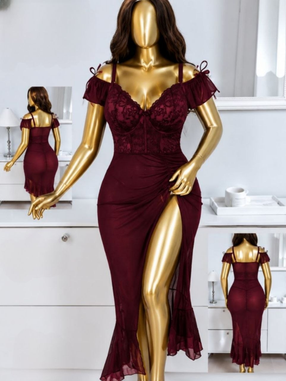 Long Lingerie Big Size