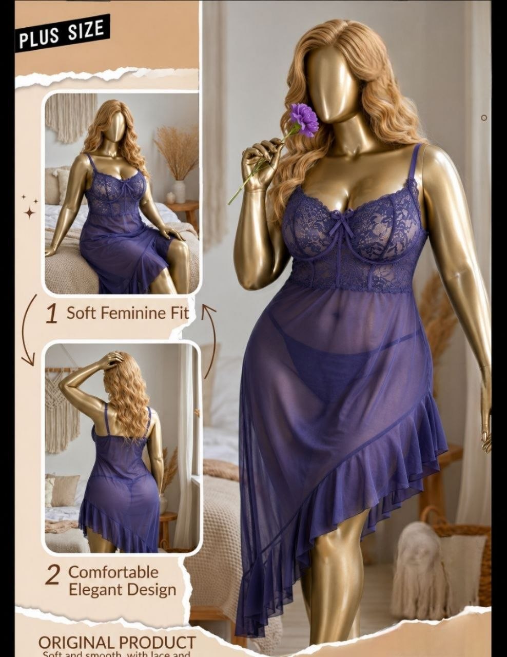 Short Lingerie Big Size